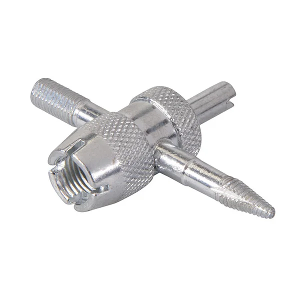 

Car Bike Tire Core Remover Installer Stem Tool Metal Silver Small Compact Repair Tool for Car Truck Motorcycle Tires