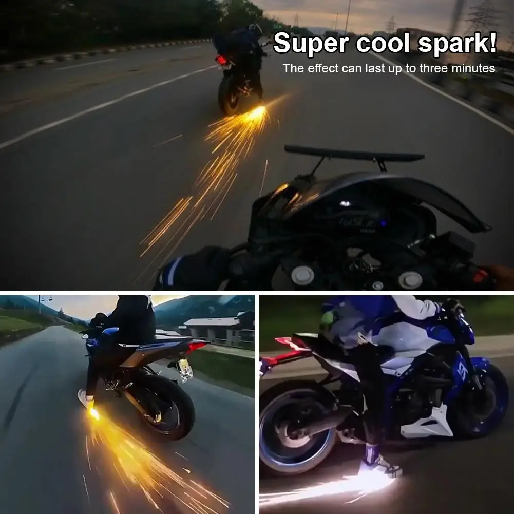 New Bicycle Motorcycle Sole Special Effect Flame Device Outdoor Spark Cycling Spark Skateboard Spark Riding Tool