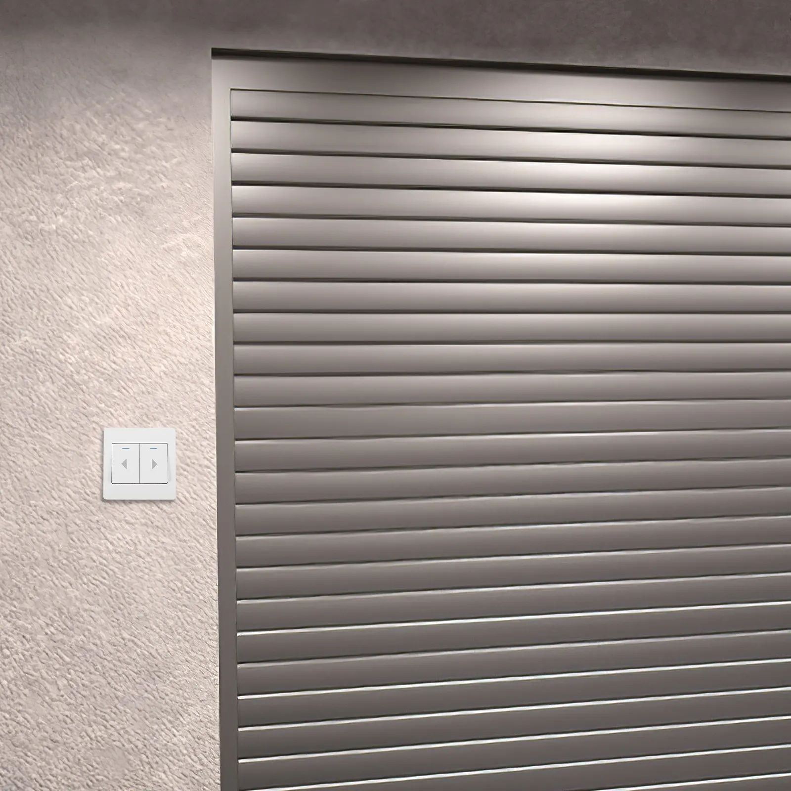 

Garage Door Switch 2-Button Panel Wall Mount Easy Control Commercial Garage Door Push Button Replacement Accessory