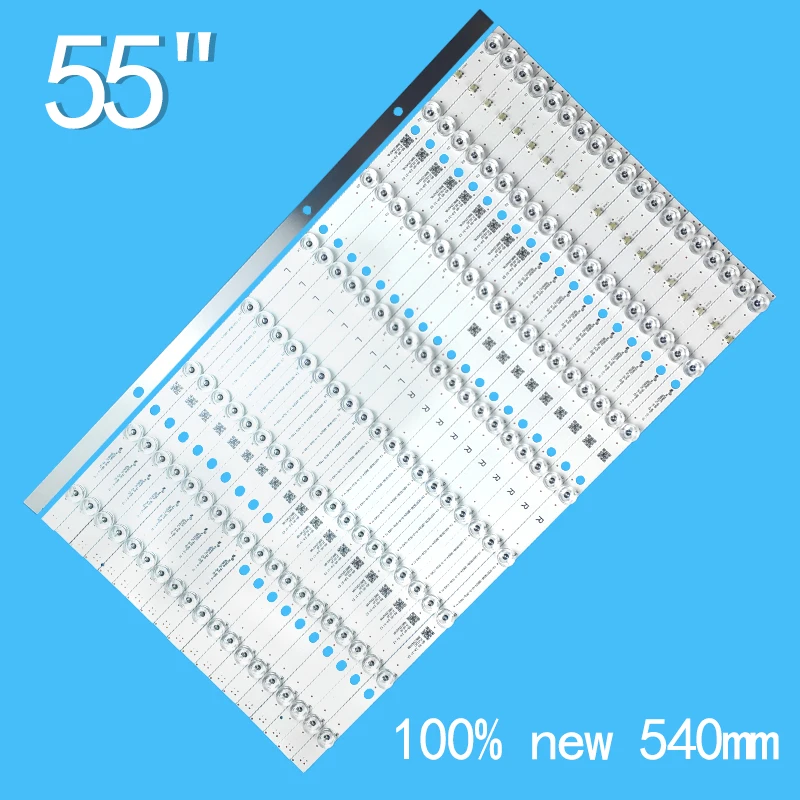 Led Strip For Panasonic 55inch 8+8led square lens TB5507U V0_01 TB5507U V1_01 TH-55CX700H TX-55CXW754 TX-55CX700B TX-55CX750E