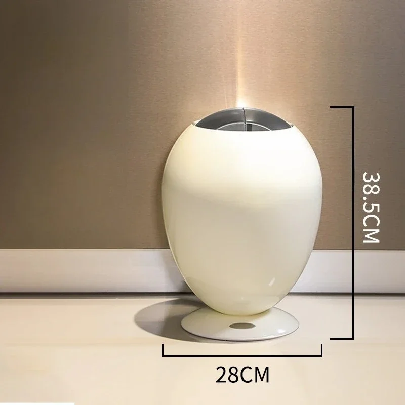 Intelligent induction trash can household high value living room bedroom light luxury with cover large capacity