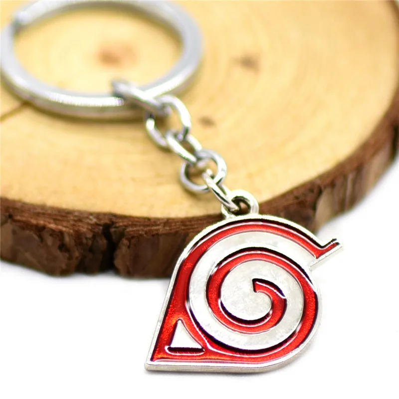 Naruto Anime Keychain Pendant Uchiha Itachi Red Cloud Kakashi Rinko Shuriken Ninja Metal keychain Pendant view 6