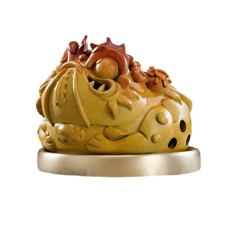 Burner Brass Incense Burner New Chinese Creative Ornament Aromatherapy Burner Seal Agarwood Sandalwood