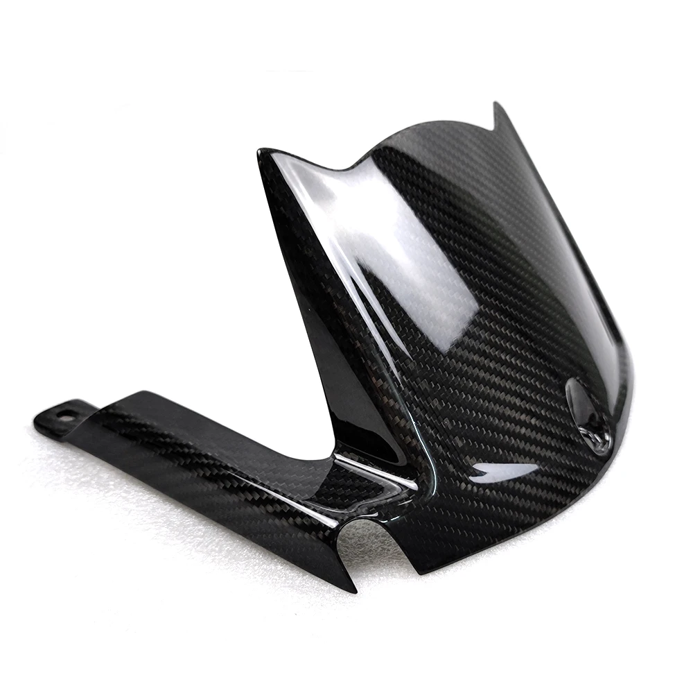 100%  3K Full Dry Pure  Carbon Fiber Front Fender Hugger Mudguard Motorcycle For Kawasaki ZX10R 2011 2016 2021 2022