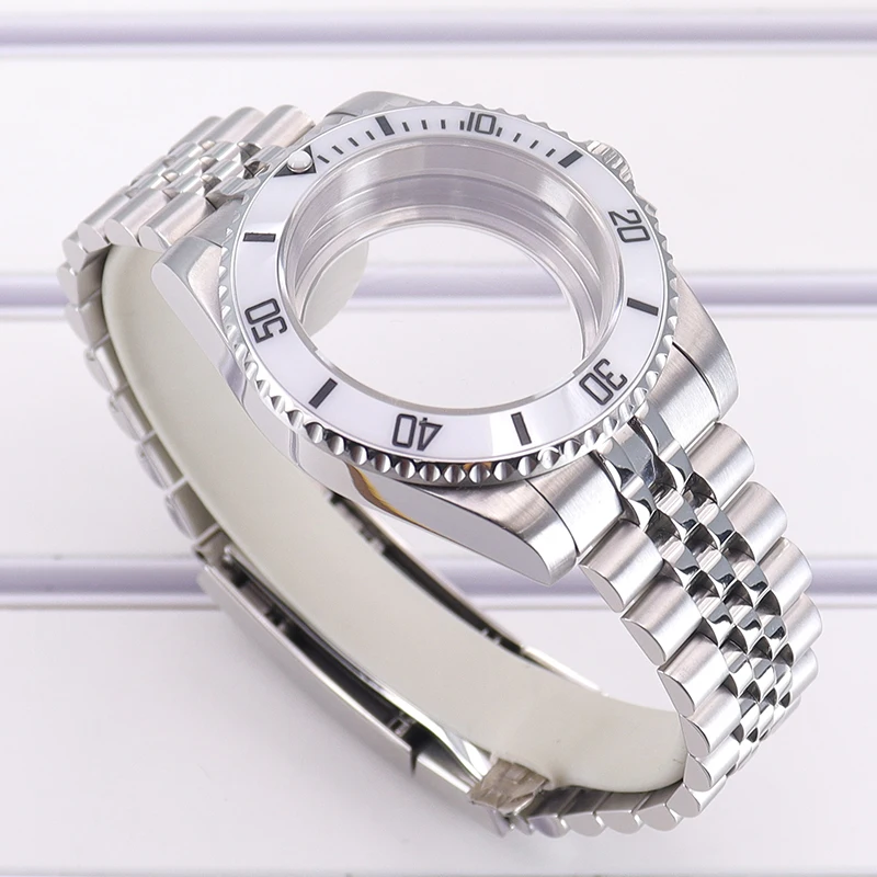 Fenya 40mm Uhrengehäuse 20mm 5-Glieder-Armband Saphirglas für Seiko NH35 NH36 NH38 NH34 ETA2824 Miyota 8215 Uhrwerk Submariner – Detail 7