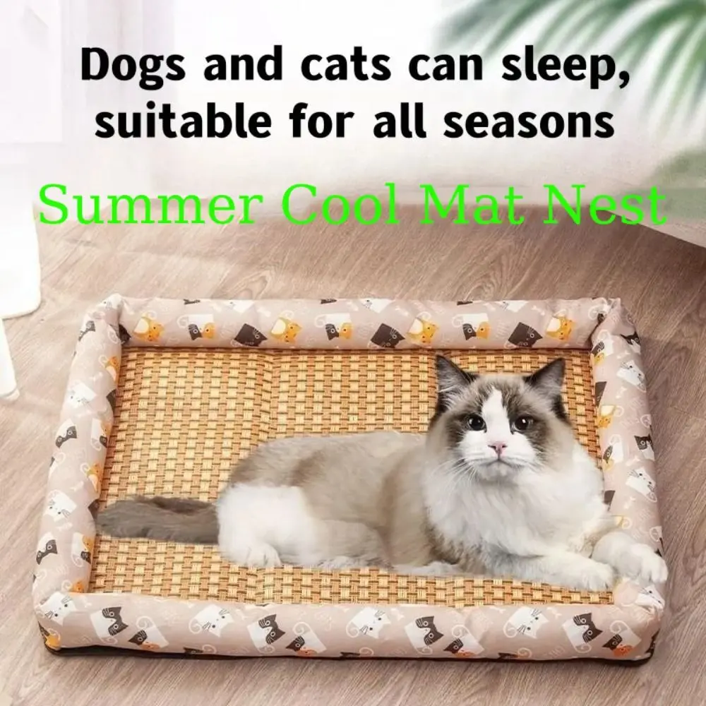 Pets Supplies Anti-Abrasion Pet Cooling Mat Cat Nest Pet Sofa Bed Cat Sleeping Mat Dogs Cat Nest Mat for Small Dog Cats