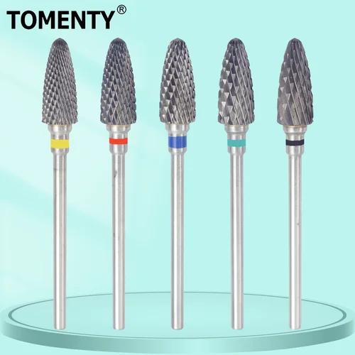 Imagen 1 del producto Broca de carburo de tungsteno de 2,35mm de diámetro, vástago de 3/32 pulgadas, broca Dental rotativa para herramientas de pulido
