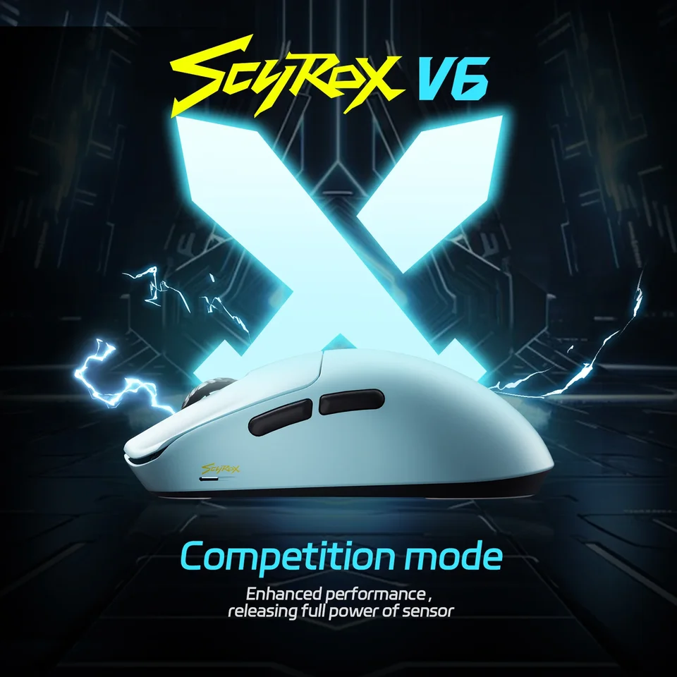 SCYROX V6/V6s PAW NEXT I 8K Wireless Gaming Mouse 40g Ultra