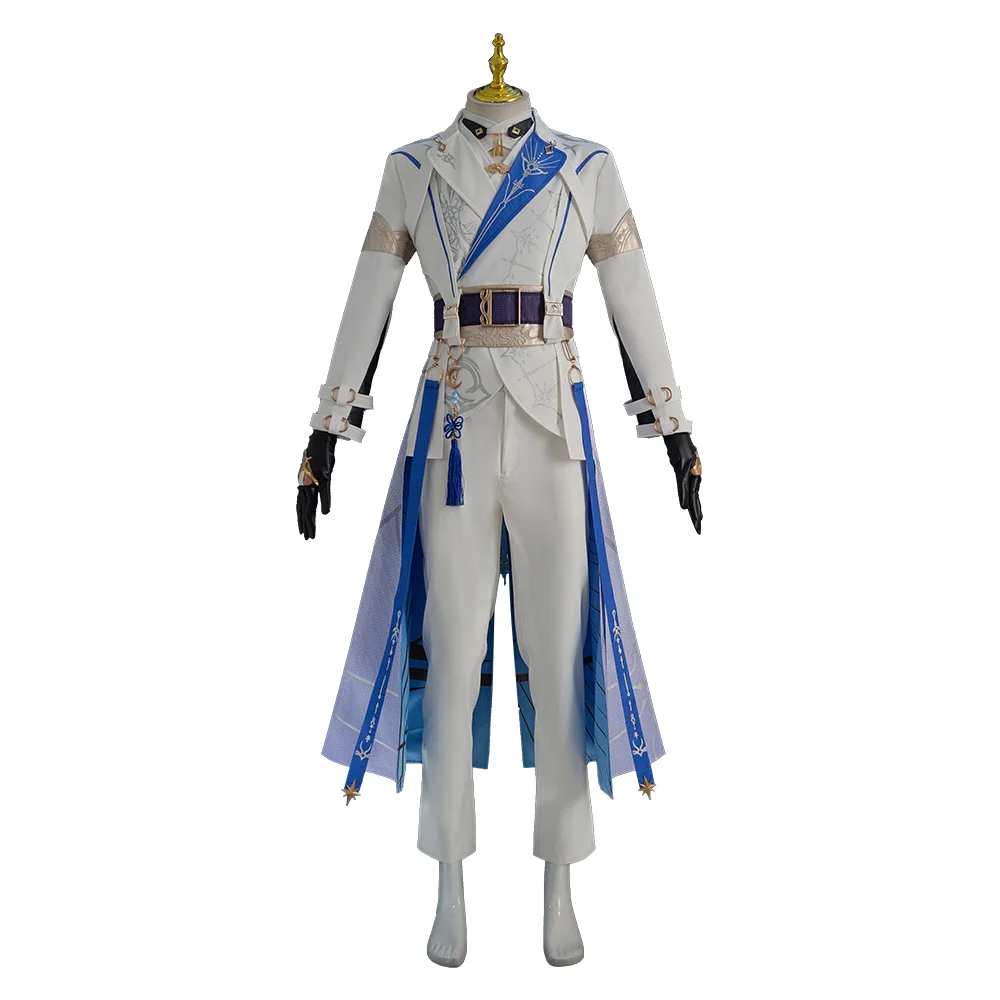 Game Love And Deepspace Xavier Cosplay Costume Battle Suits Adult Men Coat Uniform Top Pants Full Set Accessories Suit Outfits