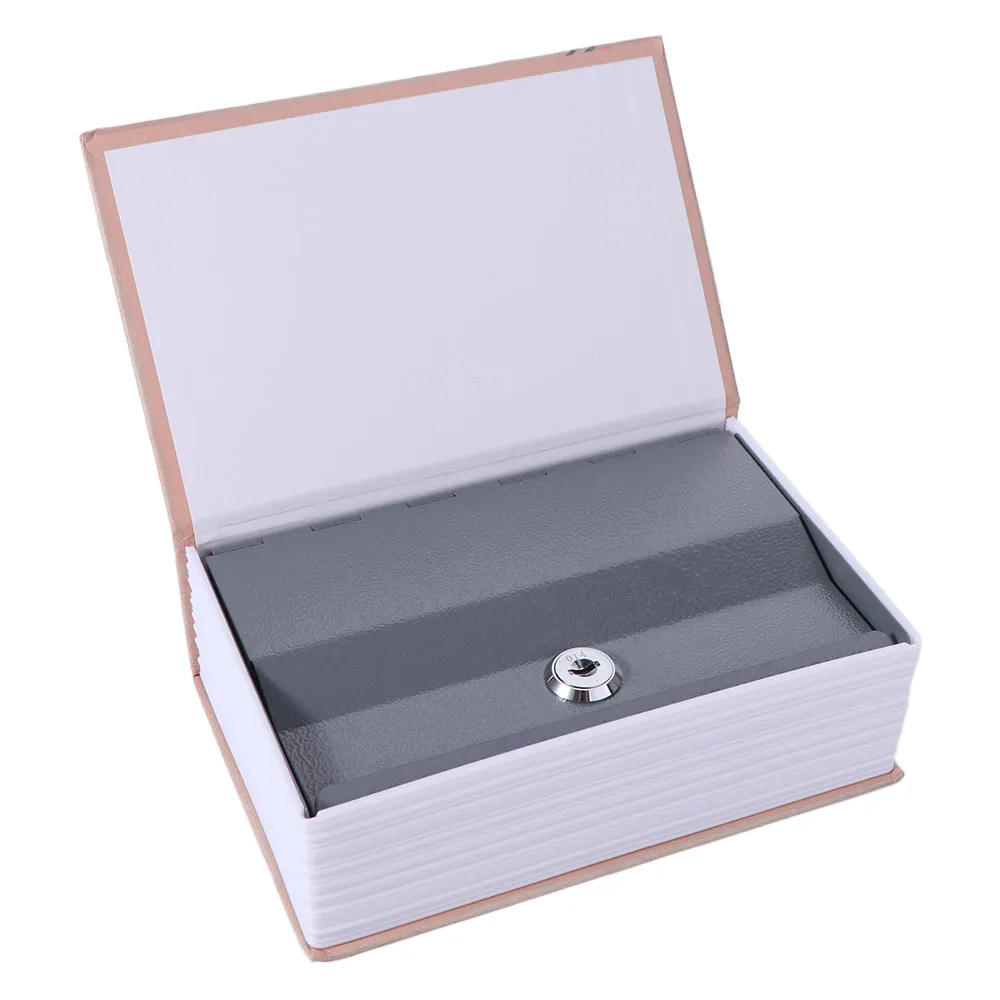 Retro Book Shape Password Security Safe Box Rectangle Analog Dictionary Hidden Dictionary Book Anti theft Key Locker Home