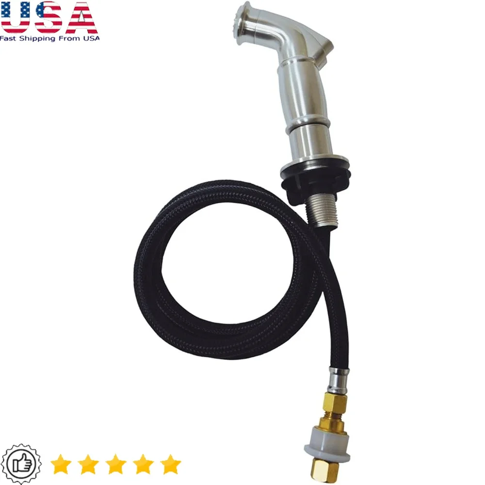 

Боковая распылительная головка кухонной раковины высокого давления и шланг, устойчивый к ударам, простая установка, предотвращает минеральное здание, хромированная отделка