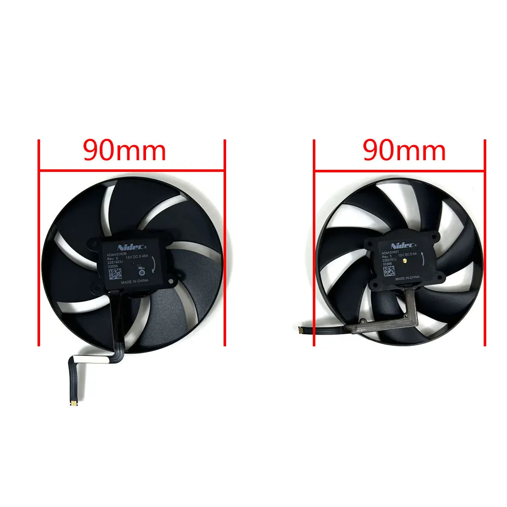 Cooling Fan 90MM AD4A31K07 AD4A31K06 For NVIDIA RTX4060TI 4070 4070TI Fundation video card fan