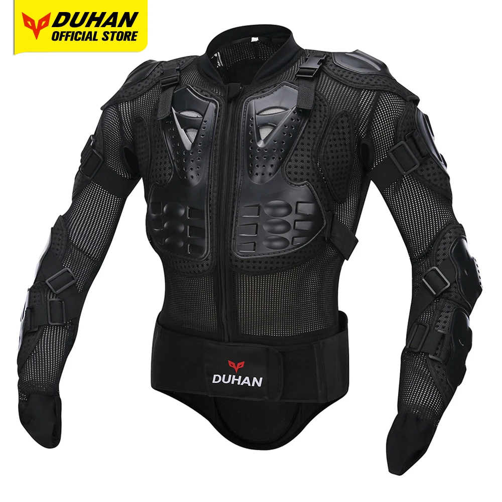 DUHAN Motorcycle Vest Body Armor Motorcycle Armor Protection Moto Racing Body Protector Jacket Motocross Equipment Accessories