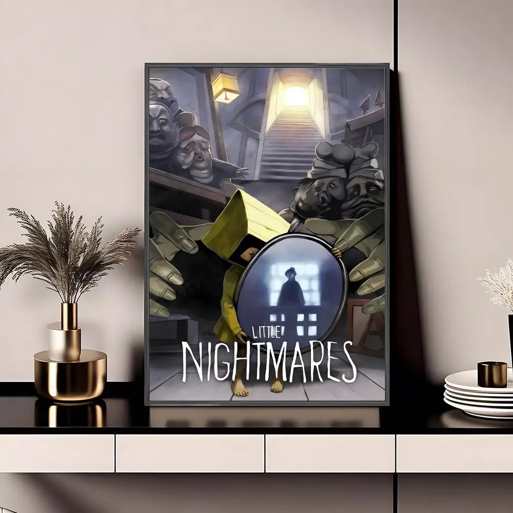 Game L-Little Nightmares Painting Calligraphy Paper Print Home Living Room Bedroom Entrance Bar Cafe Art Decorative Paintings
