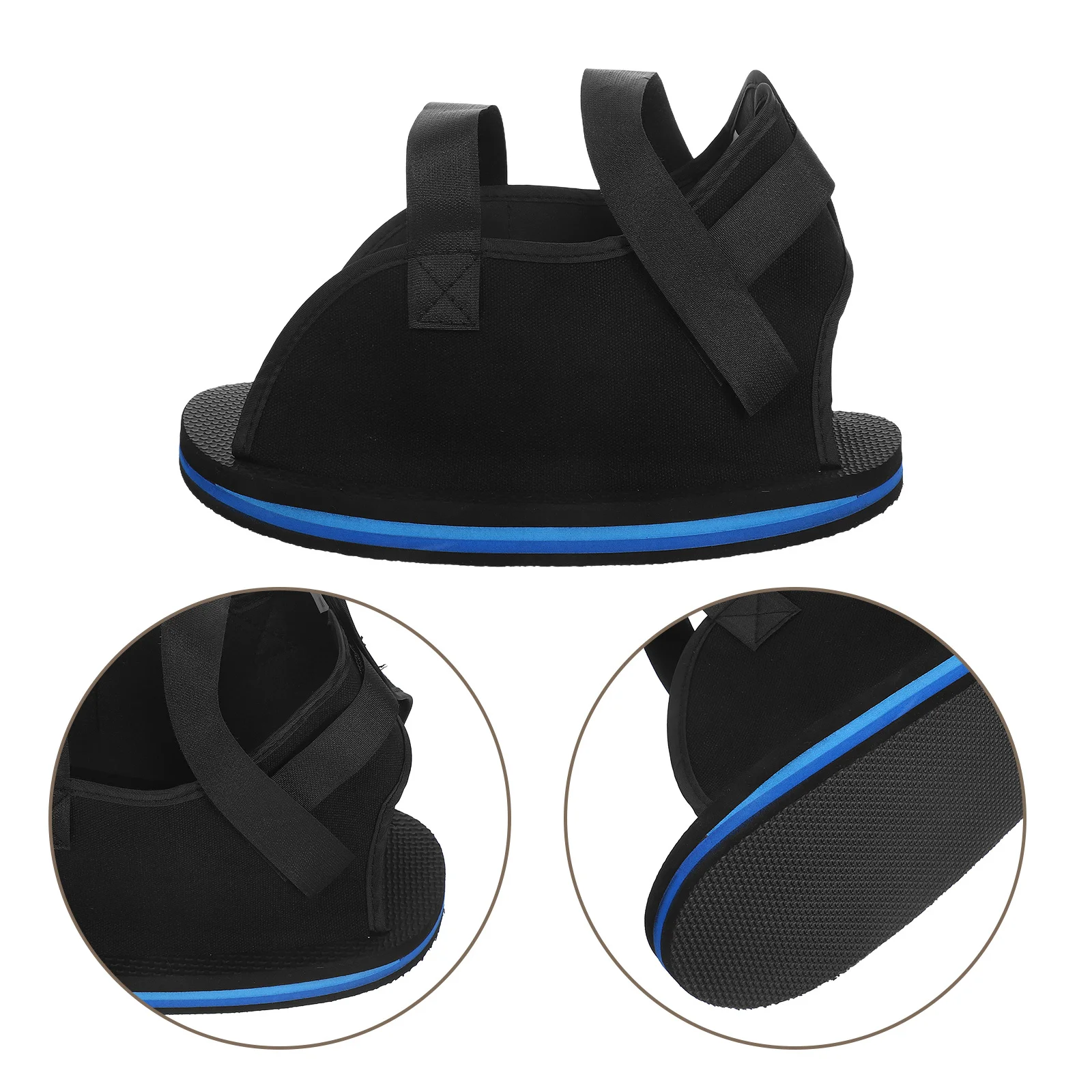 Fußfrakturschuh, postoperativer Schutz, Knöchelgröße M, schweres Canvas-Obermaterial, gebrochenes Bein, Rehabilitationsschuh, rutschfest, leicht zu reinigen