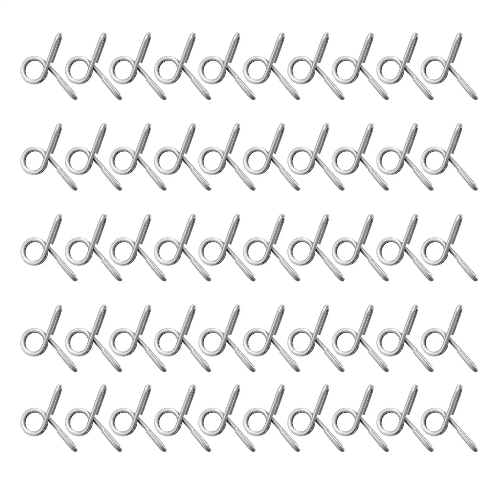 

Fence Post Clips 50 Pieces Stainless Steel Tightener Rod Post Clip For Outdoor Garden Greenhouse Cattle Livestock Enclosure