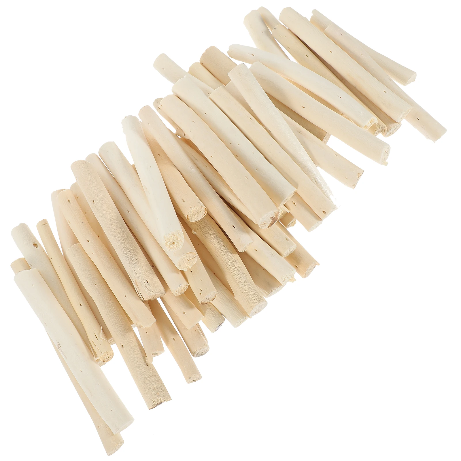 

50pcs Dry Branches Craft Sticks 10cm White Forked Wood DIY Materials Decor Floral Arrangement Sewing Accessories