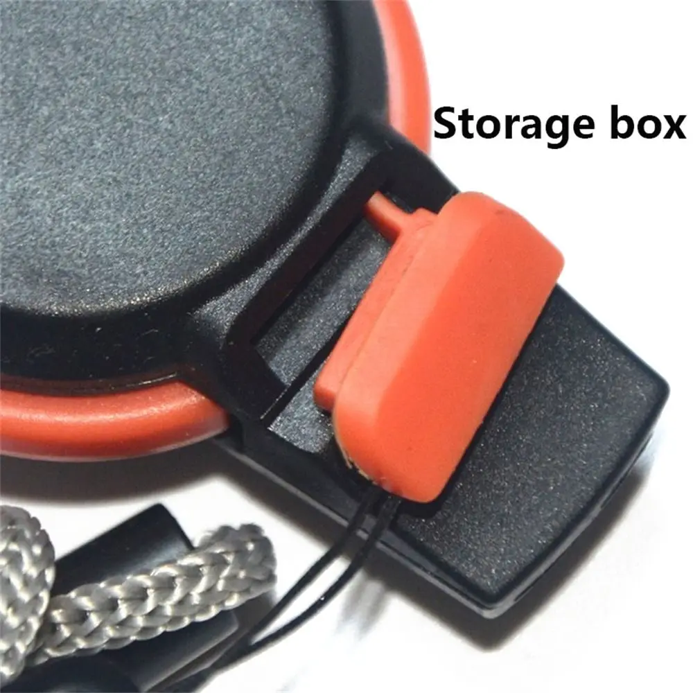 Compass Emergency Whistle LED Light Thermometer Survival Whistle Reflector High Decibel 7 in 1 Whistle Camping Hiking
