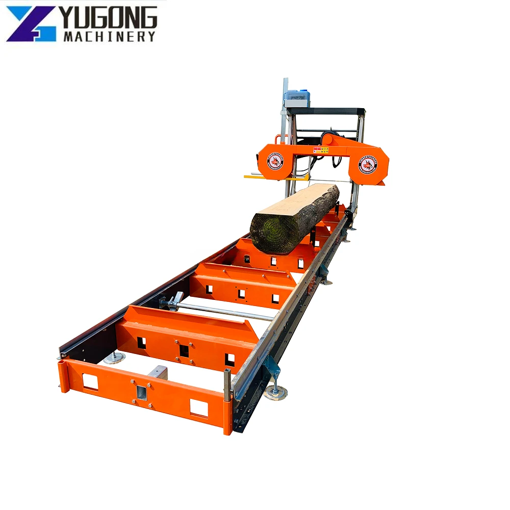 YG Large Log Sawmill Portable Sawmill Multiple Sawmill Bandsaw Sawmill for Wood Working and Board Cutting Sawmill Band Saw