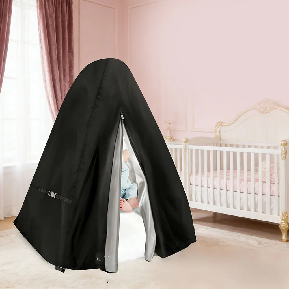 

2026 New Baby Swing Protective Cover With Zipper Waterproof Oxford For Electric Infant Swings, Fits 81×79×96cm