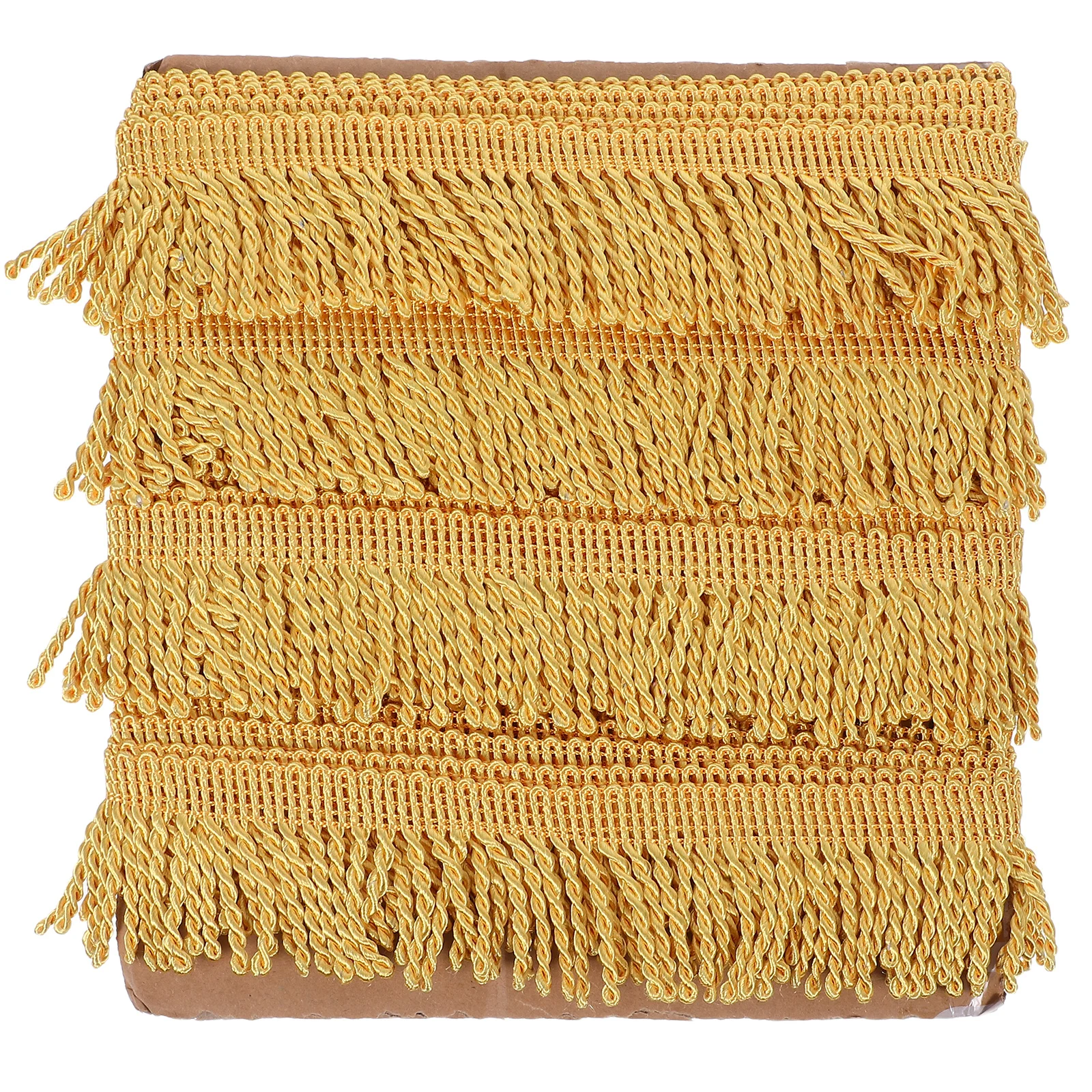 

1roll Decorative Tassel Fringe Trim Braided Fabric for Curtains Cushions Lampshades Clothes Sewing DIY Projects