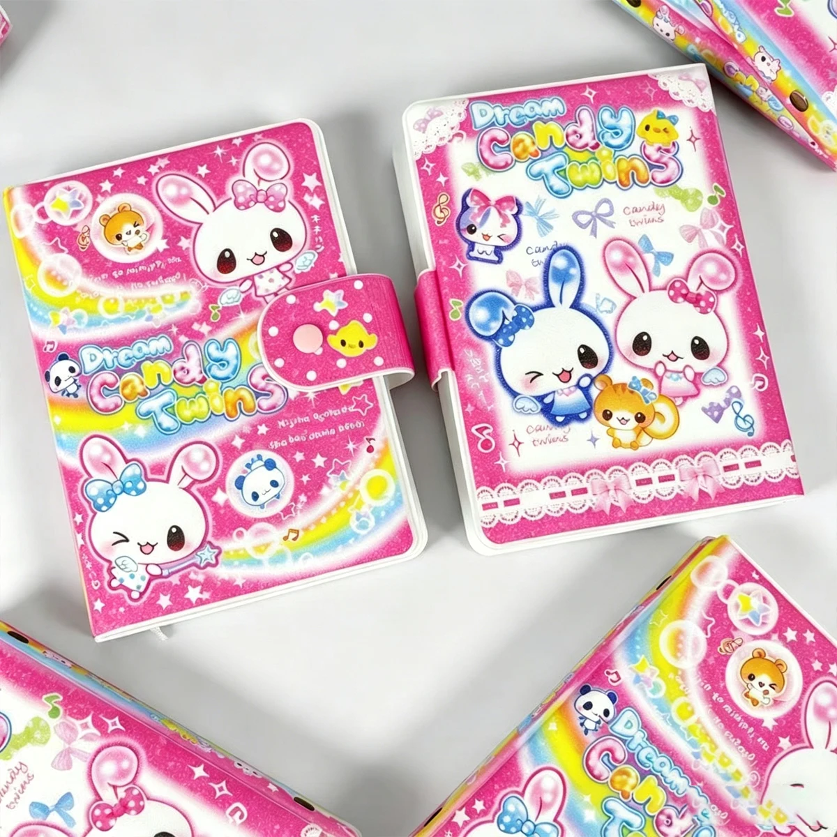 Japanisches A7 Niedliches Kleines Kaninchen-Aufbewahrungsbuch DIY-Aufbewahrung Einfaches Cartoon-Kaninchen Retro-Aufkleber Hochwertiges Aufbewahrungsbuch Geschenk – Detail 3