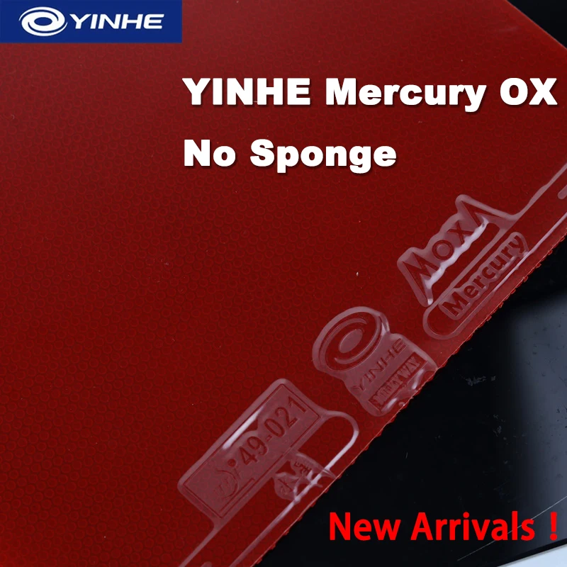 

Накладка для настольного тенниса YINHE Mercury OX, новая, одобренная ITTF, без внешней упаковки и губки