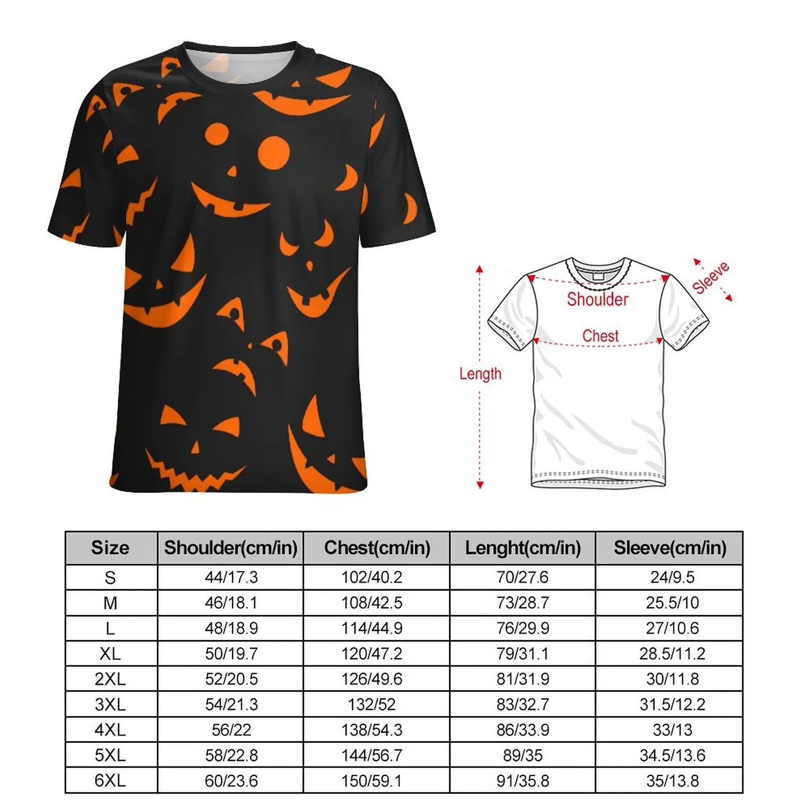 Woman T-Shirt Happy Haunts O Neck T-Shirts Short Sleeve Halloween Pumpkins Aesthetic Printed Tops Casual Tees Large Size