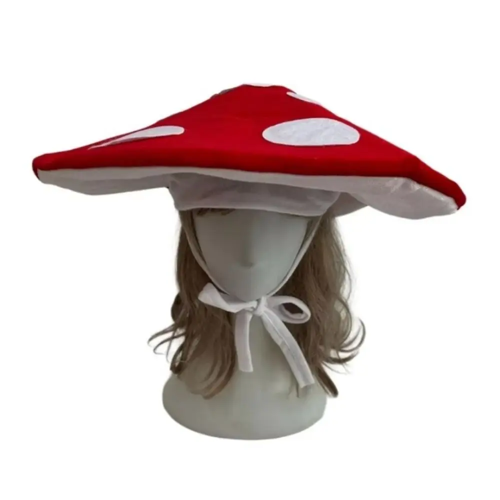 Eye Catching Mushroom Hat Easy to Wear Cosplay Theme Novelty Headpiece Roleplaying Photo Hat Party Headgear Festival