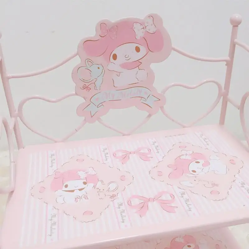 Kawaii Sanrio My Melody Love Storage Shelf Desktop Organizing Shelf Double Layer Storage Shelf Cosmetic Storage Shelf Girls Gift