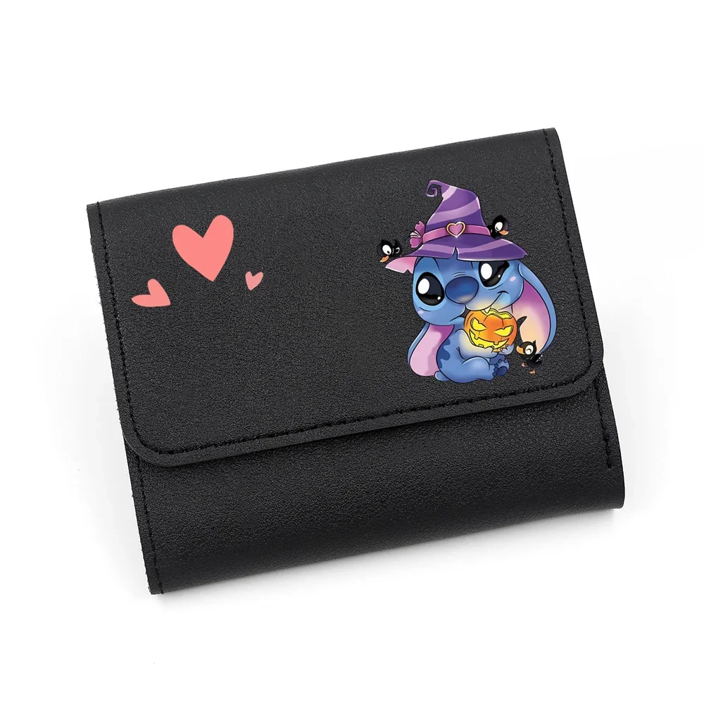 Kawaii Stitch Disney Women Wallets Women Purse Halloween Stitch Women Wallets Coin Purse Bags for Woman Female Wallet Money Bag