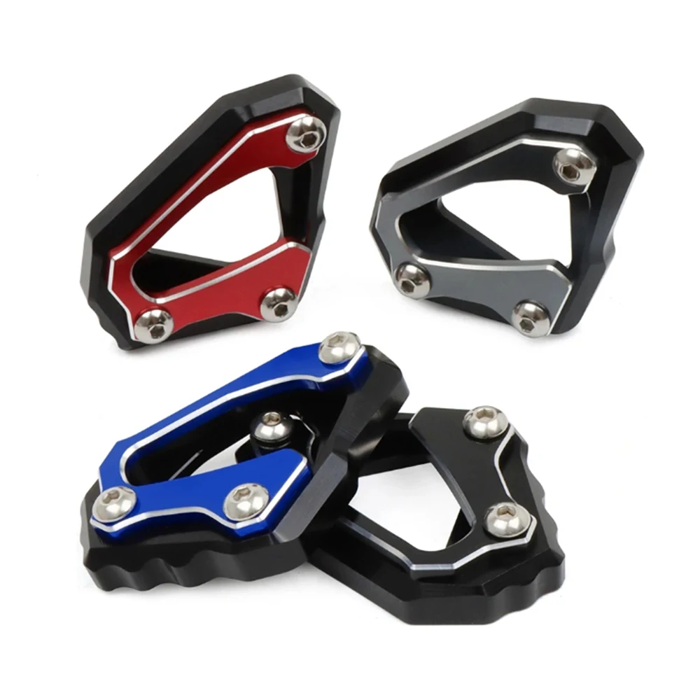 Motorcycle Kickstand Extension Pad For Yamaha MT10 FZ10 MT-10 MT 10 FZ-10 R1M R1 M 2015-2023 Foot Side Stand Pad Support Plate