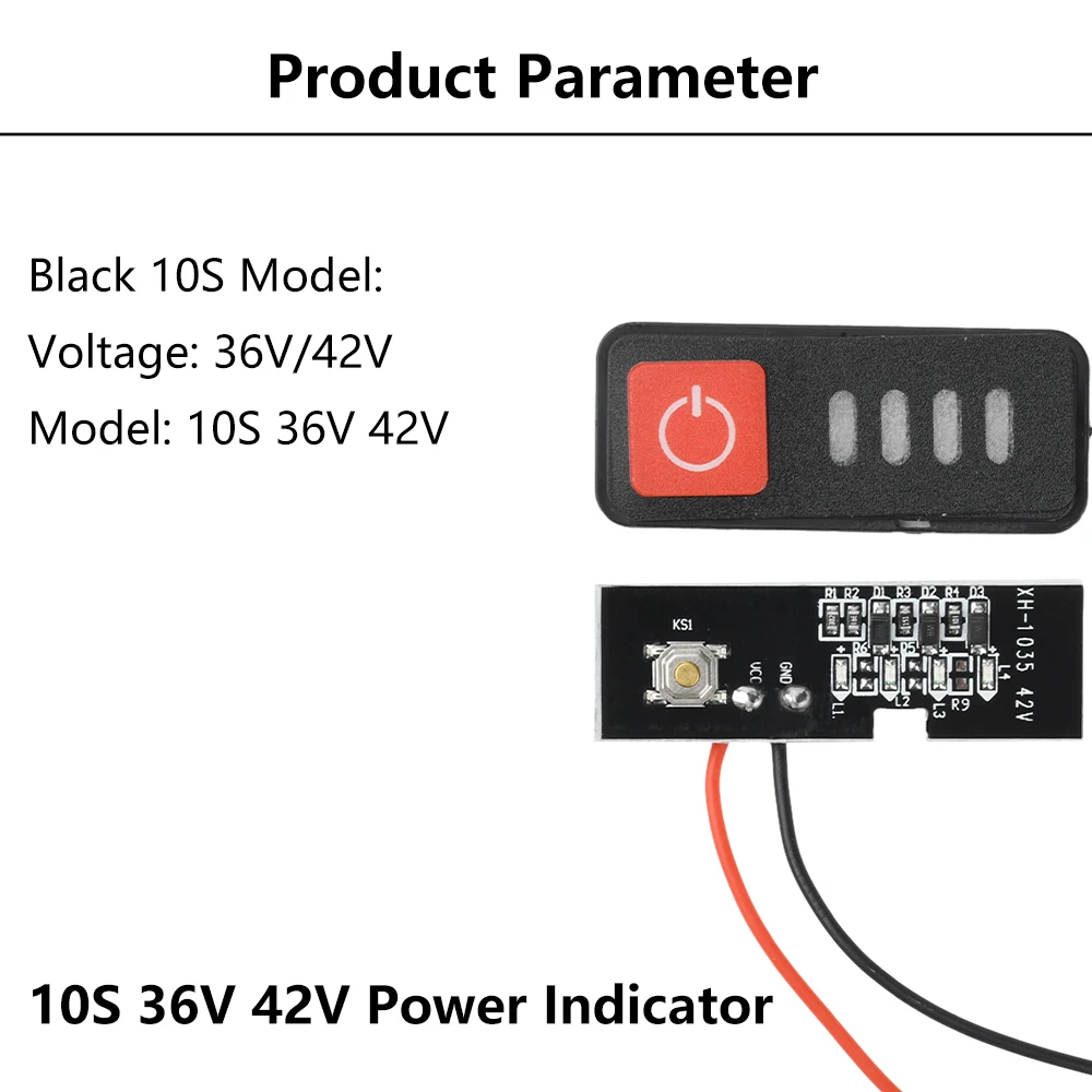 5S 10S Batterijcapaciteitsindicator Lithiumbatterijspanningstester Resterende Power Display Module