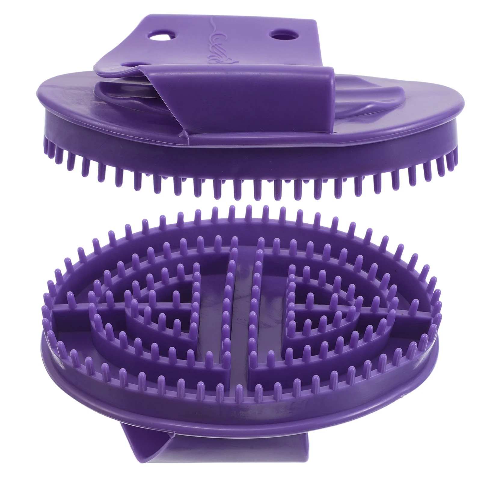 

2Pcs Plastic Massage Brush for Targeted Meridian Therapy on Waist Abdomen Scalp Ergonomic Handheld Body Massager for Daily