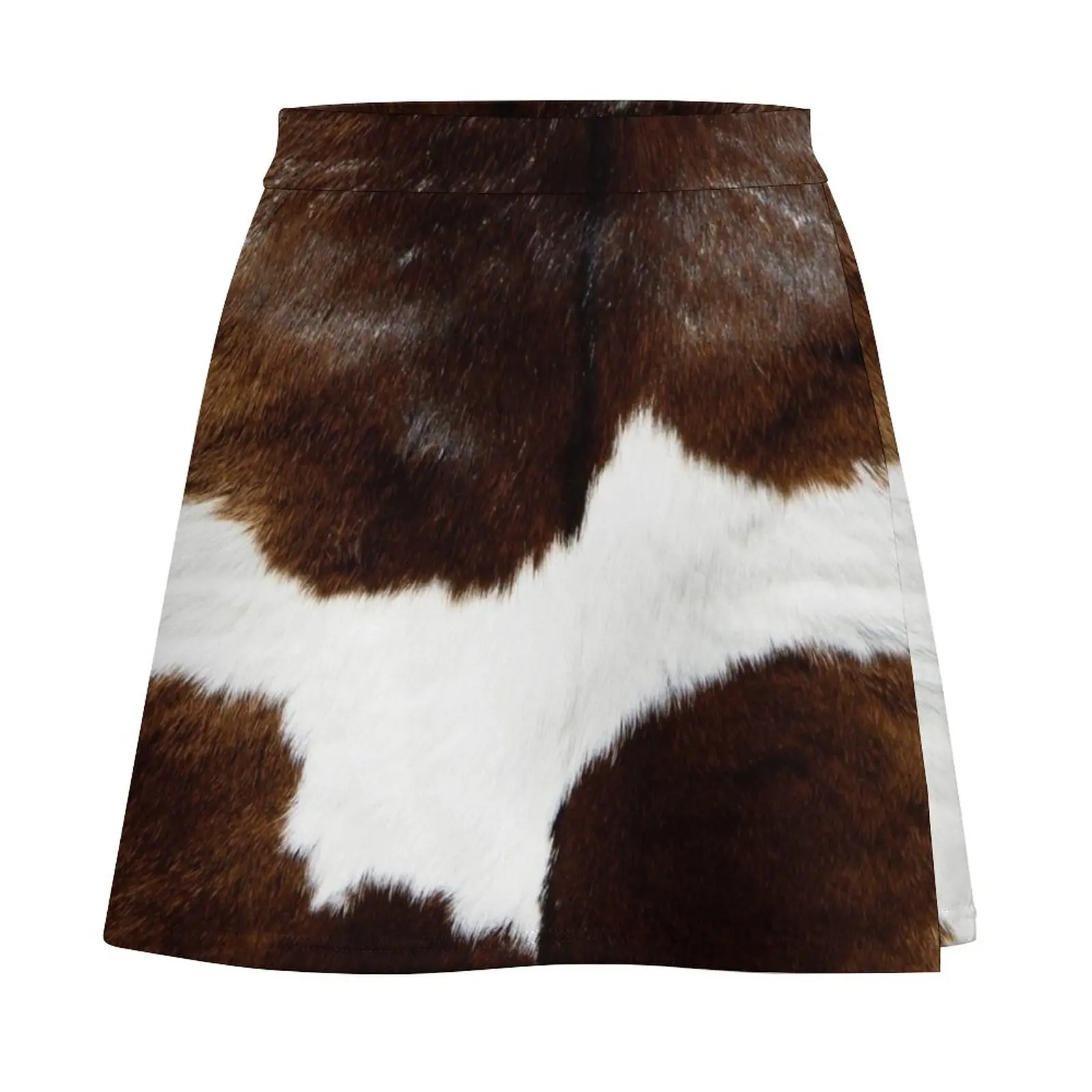 Rustic Ranch Cow Print Mini Skirt outfit korean style mini skirts