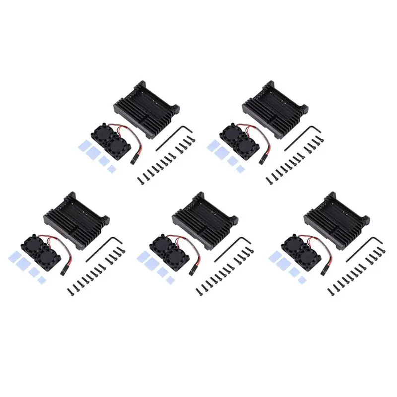 boitier-en-aluminium-classic-5x-pour-raspberry-pi-4-avec-double-ventilateur-de-refroidissement-coque-en-metal-boitier-noir-pour-raspberry-pi-4-modele-b