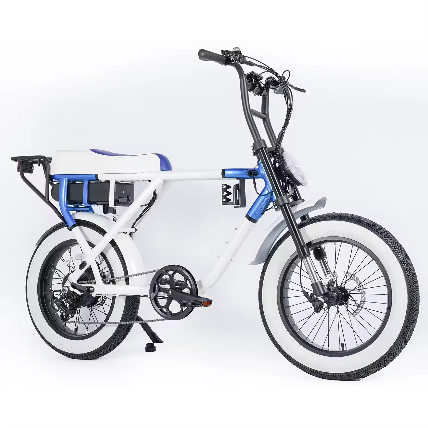 US Warehouse Multi-color Fat Bike Electric All Terrain Vehicle Lady Style Step-thru Long Range 750W Bafang Motor Thumb Throttle