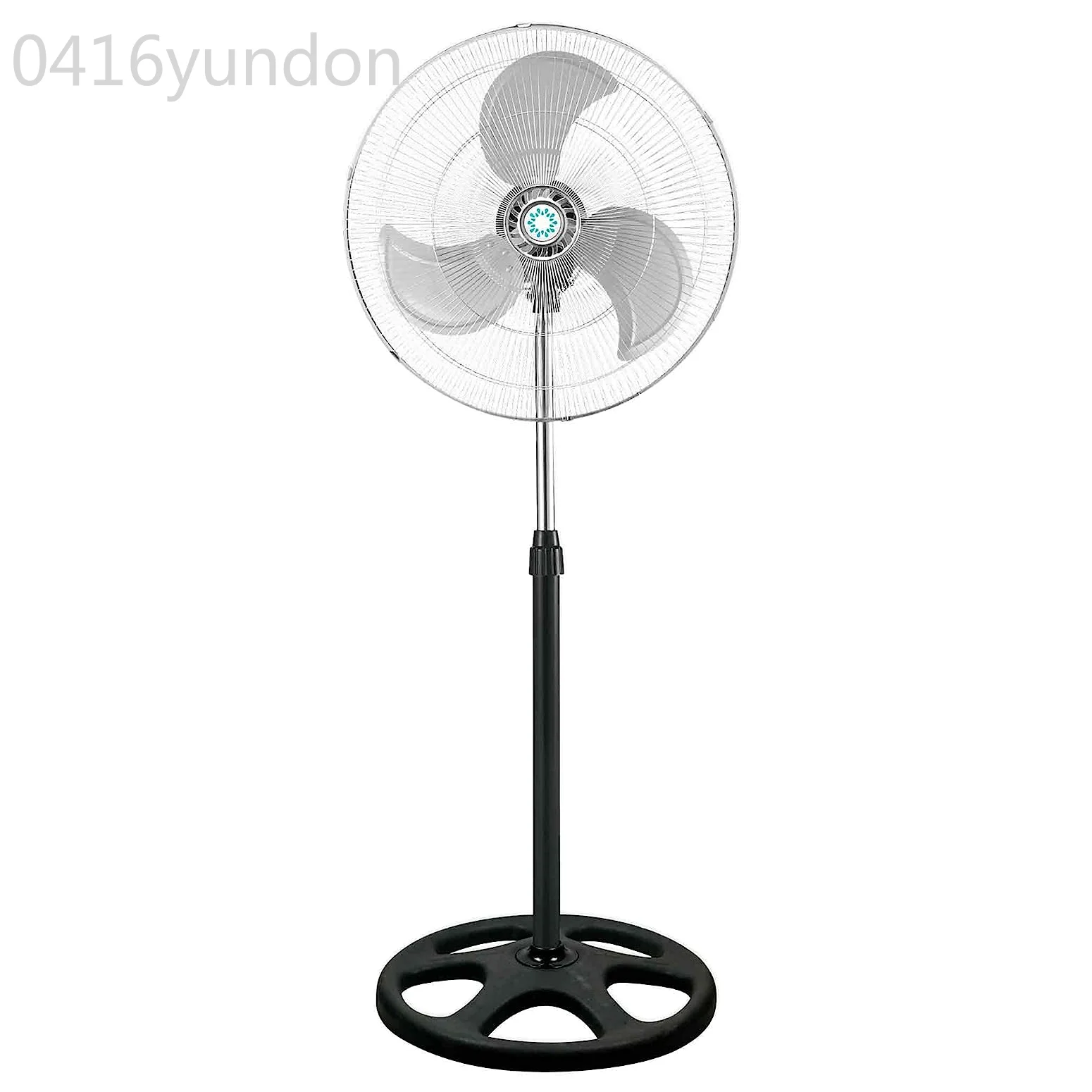 Industrial foot fan-round swing silent fan-3 speed-tilt head-80W power-1,30 m x Ø 50 cm - Kmt Style