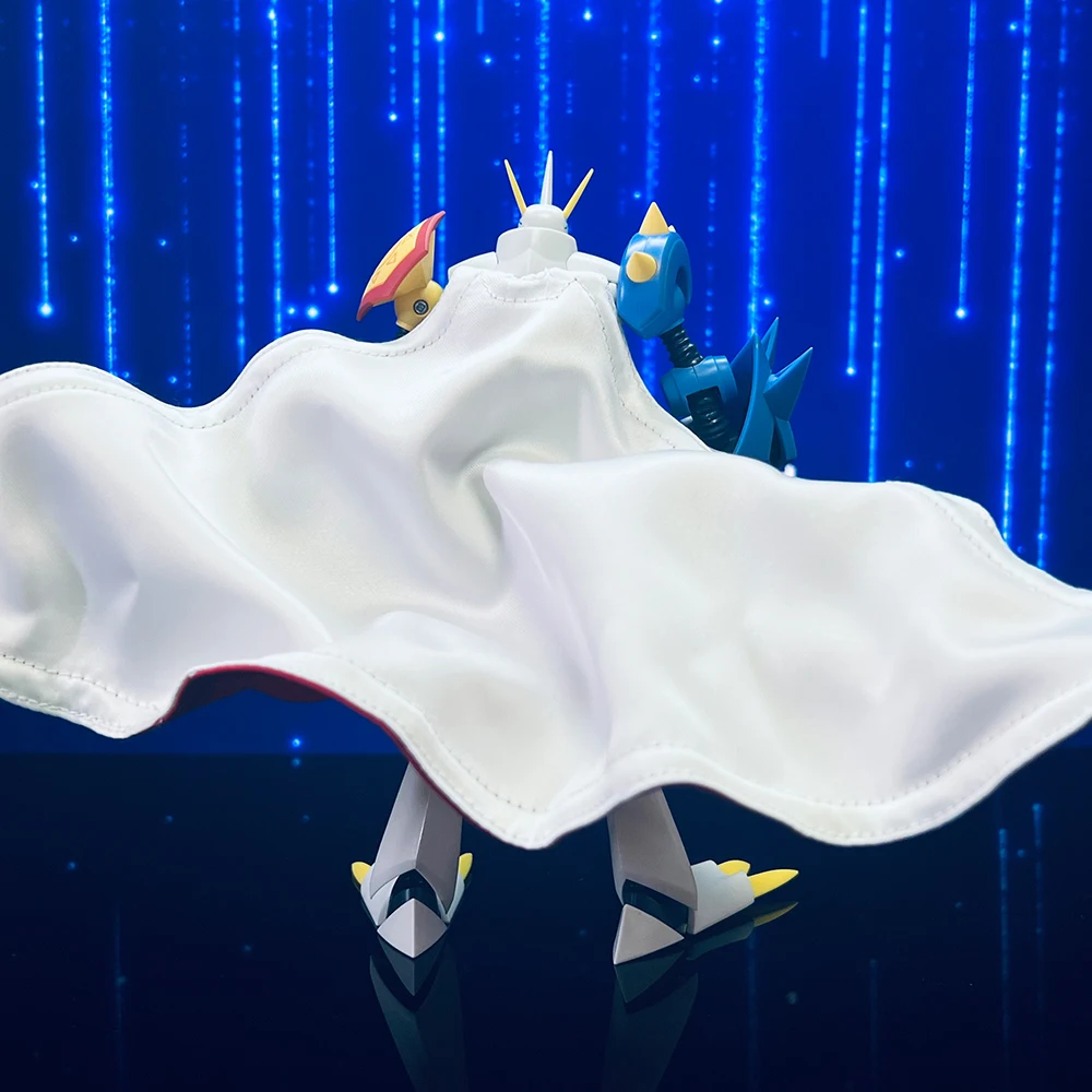【عباءة فقط】shf 1/12 مقياس أنيمي شخصية Omegamon القماش عباءة كيب شال نموذج ل 6 "عمل الشكل ألعاب الدمى