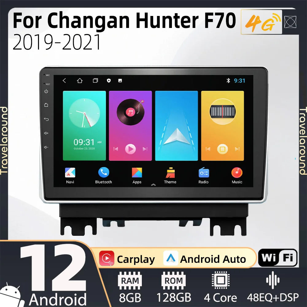 

2 Din Android Car Stereo Radio for Changan Hunter F70 2019-2021 Autoradio GPS Navigation 10.1" Car Multimedia Player Head Unit