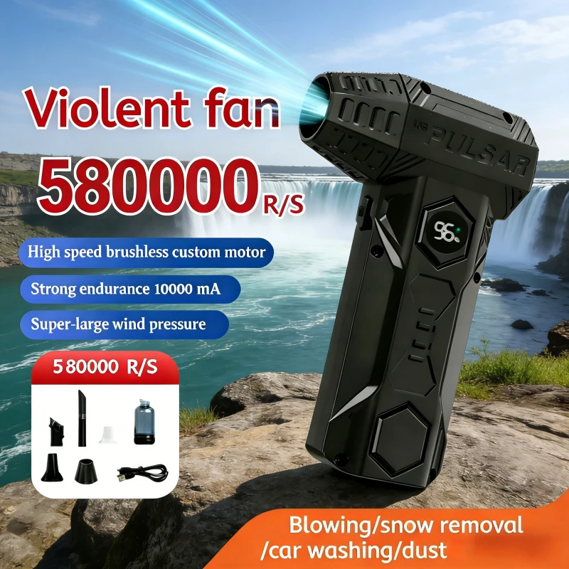 

X11 580000RPM Power Beast 2-in-1 Blower & Vacuum | Compressed Air Duster with LED Battery Display
