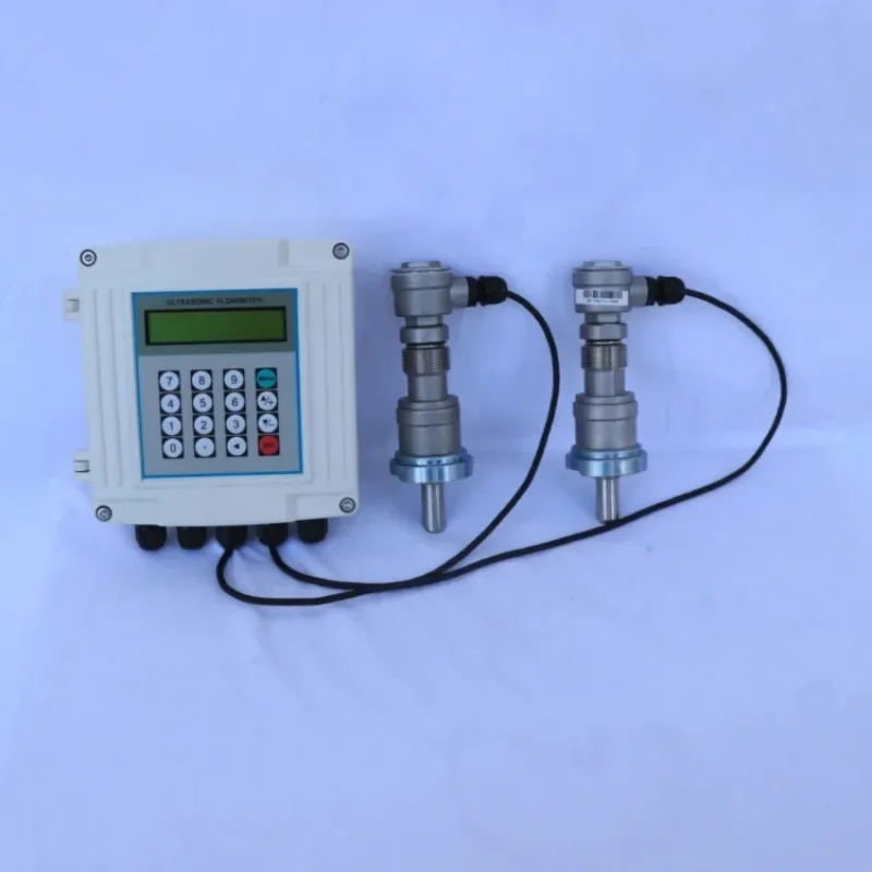 Intelligent Fluid Ultrasonic Flowmeter Hot Water Flow Meter Insertion