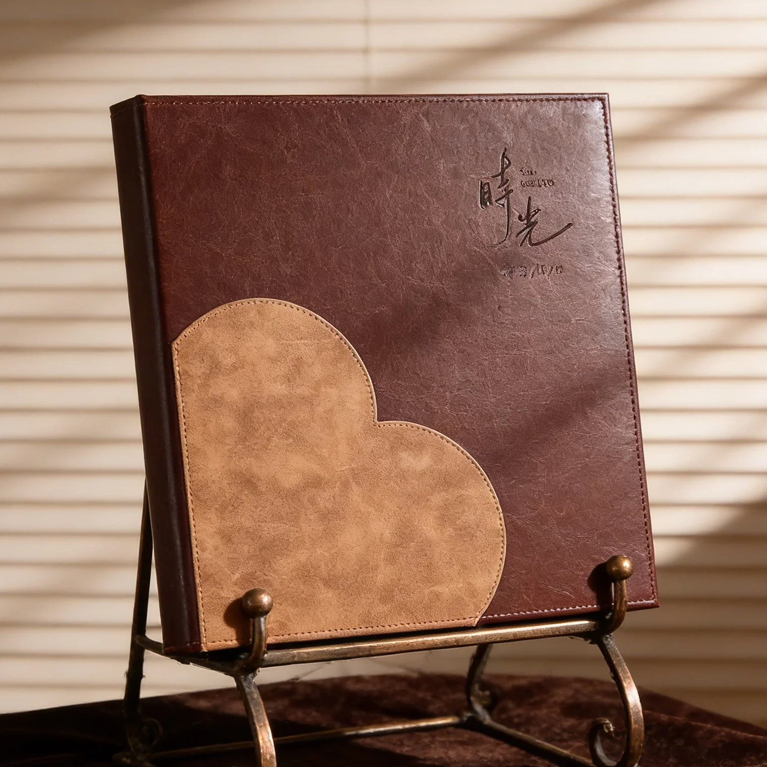 Memorial Photo Album Couple DIY Self-Adhesive Laminated Style 3 4 5 6 Inch Photo Storage Book Vintage Leather Density Board