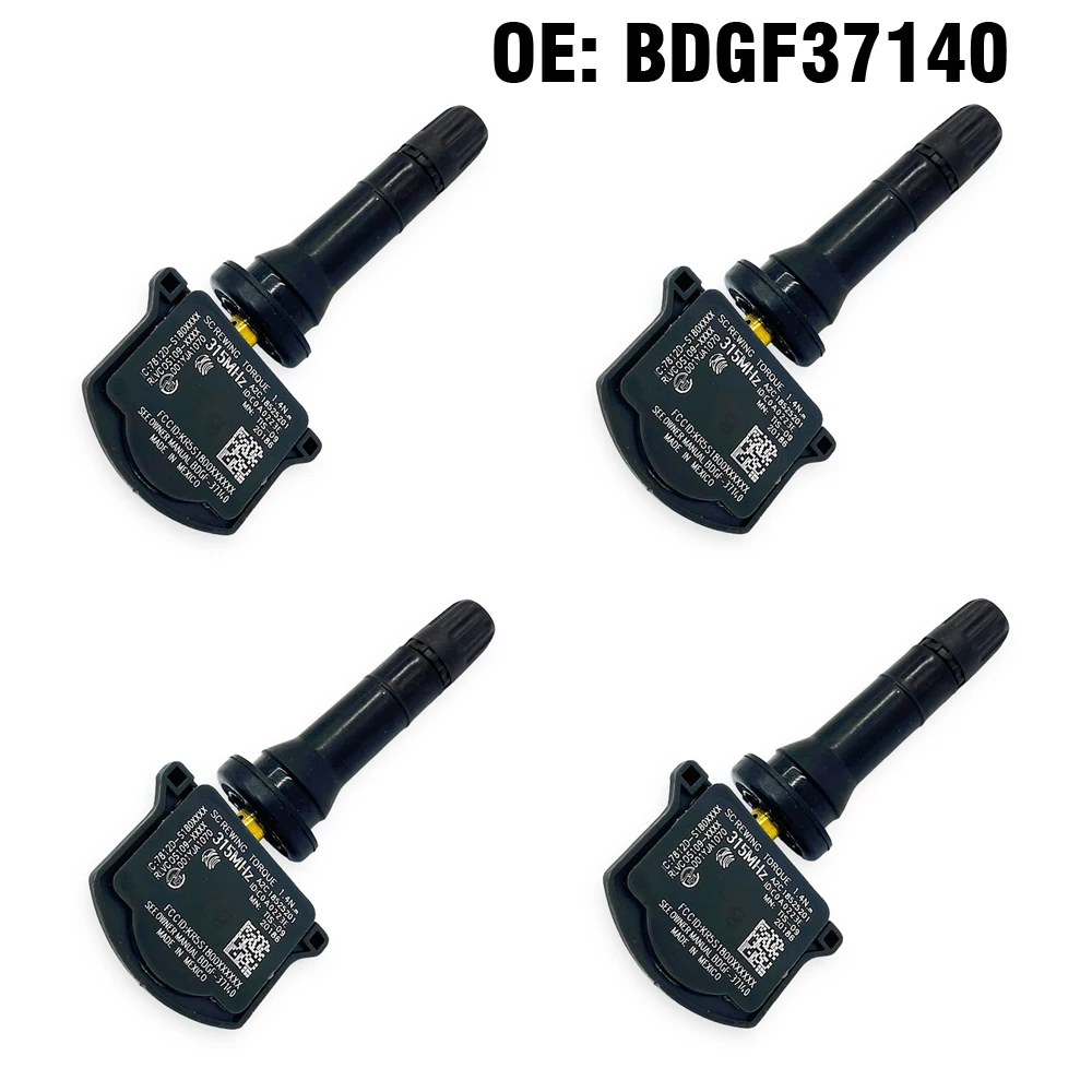 

4pcs Car Tire Pressure Monitor Sensor TPMS Monitoring 315MHZ For MAZDA 3 6 CX-30 CX-9 2019 2020 2021 2022