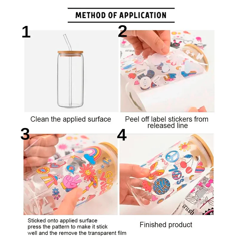 Kuromi DIY Bagage Skateboard Zelfklevende Waterdichte Sticker UV DTF Cup Sanrio Mooie Cartoon 3D Transfer Sticker voor 16 oz Cup