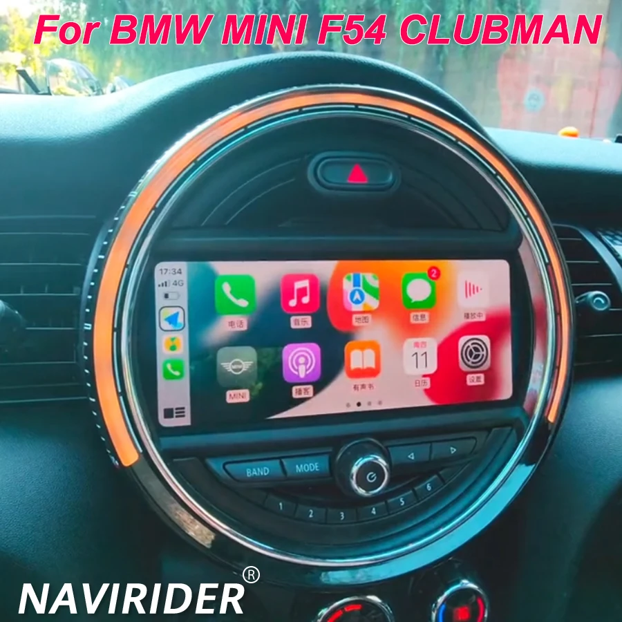 Y 128GB Android Touch Screen  For BMW MINI F54 CLUBMAN 2017-2020  Carplay Radio Stereo Head Unit Car Video Player Multimedia GPS
