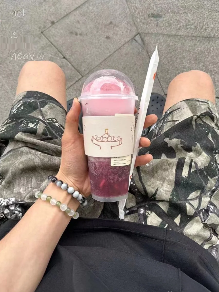 

Hell Is Heaven Camouflage Leaf Pattern Loose Over-Knee Five-Quarter Shorts American Street Couple Pants Youth Casual Summer