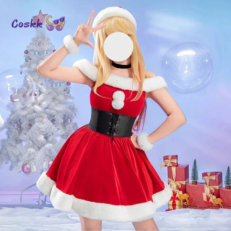 costume-de-cosplay-de-noel-my-dress-up-darling-kitagawa-marin-robe-de-noel