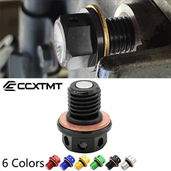 M12*1.5 CNC Engine Crankcase Magnetic Oil Drain Plug Bolt Screw Replaces For Honda CB250 CB350F CB400F CB550F CB650 CB750 VF750