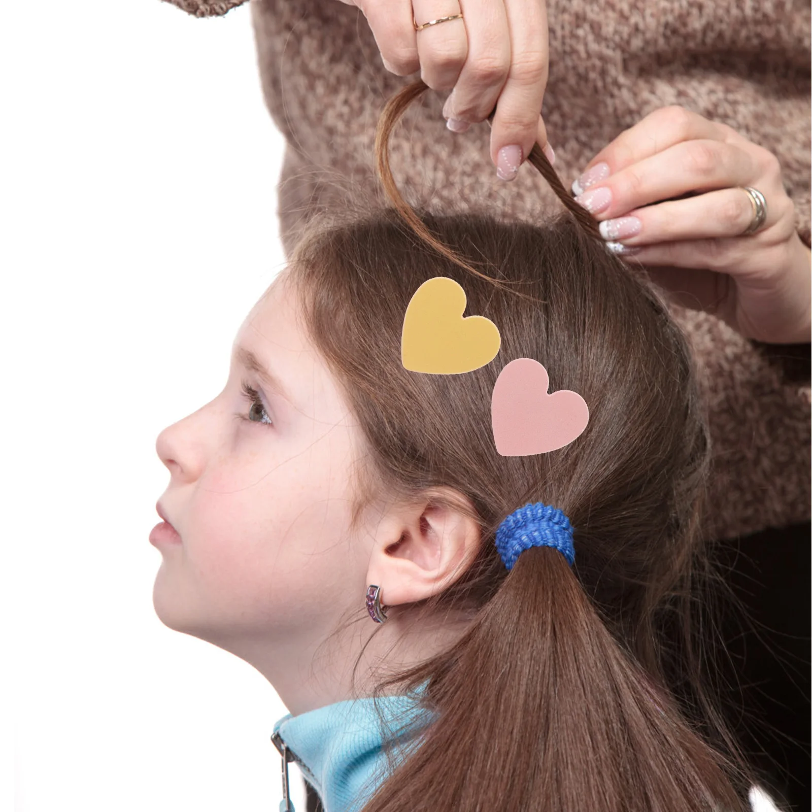 

10 Pcs Heart Shaped Clips Love Barrettes Girls Headdress Hairpins Accessory Suitable All Hair Styles Perfect Loose Hair